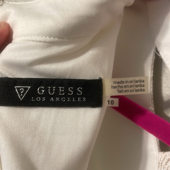 GUESS Scuba Cage Neck Bodycon Dress - Picture 4 of 5